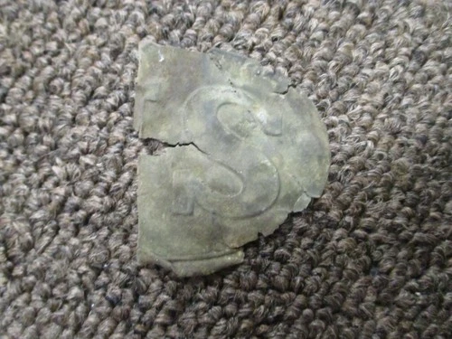 Civil War Dug Relic US Buckle/Boxplate portion - Savannah., Georgia