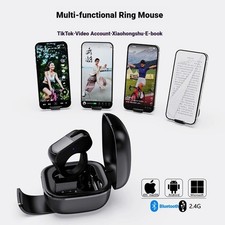 Bluetooth Ring Mouse Charging Case Multi-Function Touch Mini 2.4G Wireless Smart