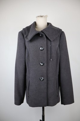 PIERRE CARDIN PARIS MANTEL JACKE DAMEN 48 WOMAN COAT VINTAGE CASUAL VISKOSE