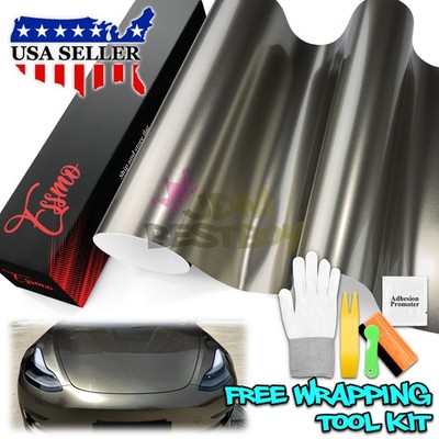 ESSMO PET Super Gloss Metallic Millennium Jade Auto Vinyl Wrap Film Like Paint