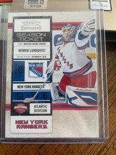 2010-11 Panini NHL Playoff Contenders #72 Henrik Lundqvist