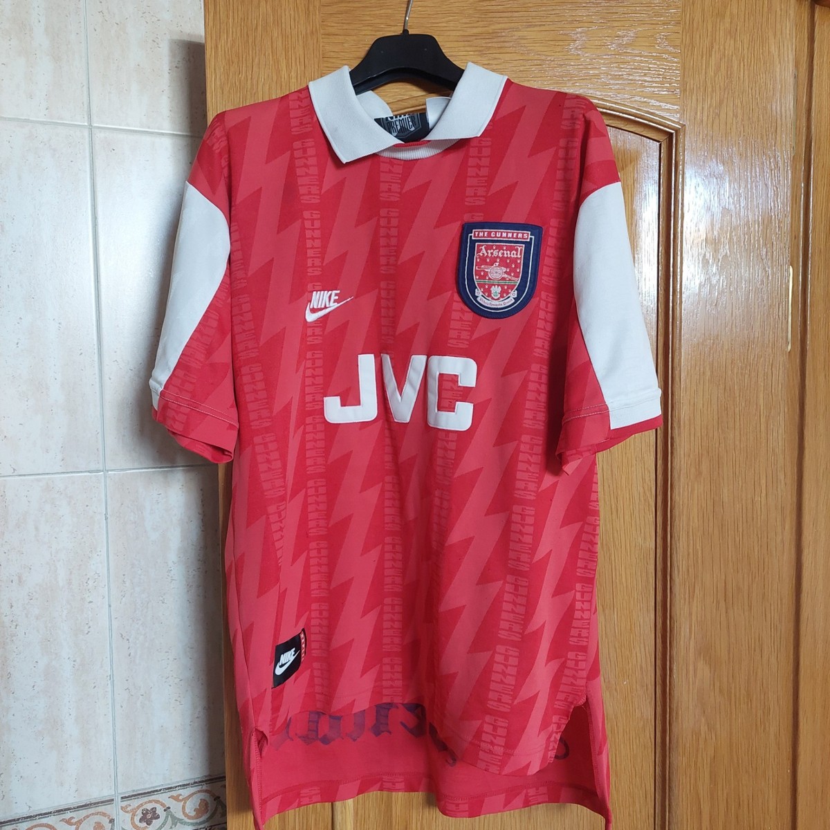 Original Authentic Nike Arsenal 1994/1995 Home Shirt | eBay