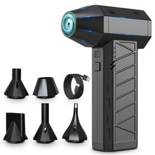 Compressed Air Duster Air Gun - Powerful Cordless Rechargeable 4-Gear Adjusta...