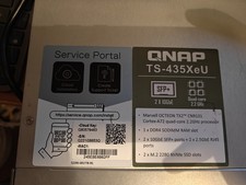 QNAP TS-435XEU-4G 4-Bay 1U Rackmount NAS Enclosure