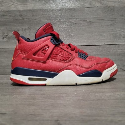 Air Jordan 4 Retro SE FIBA Mens Size 9.5 Red Navy CI1184-617