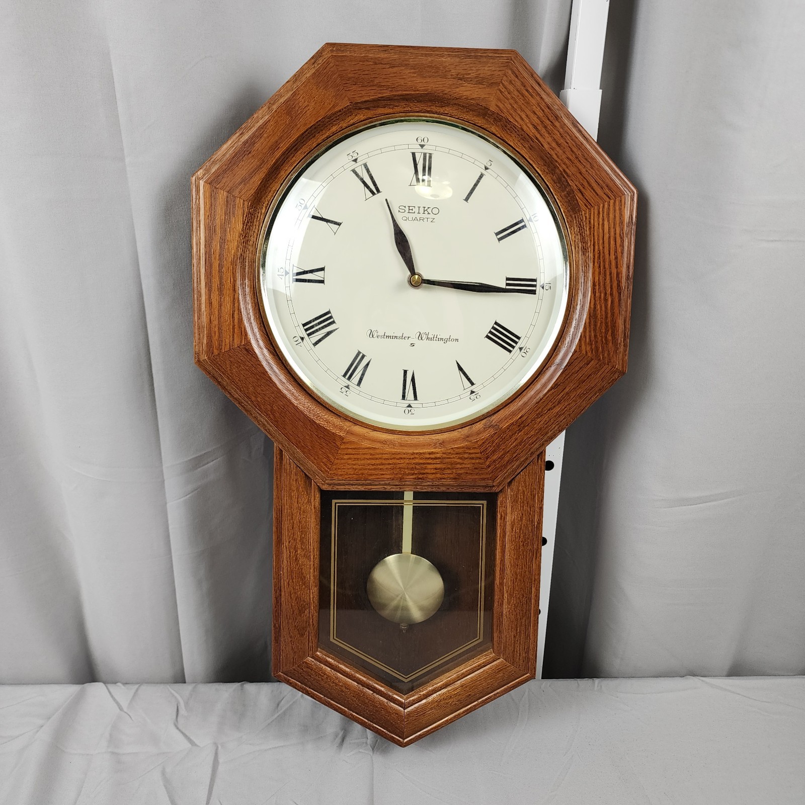 SEIKO School House Wall Clock W Dual Chimes QXH102BC SMAW Westminster Working