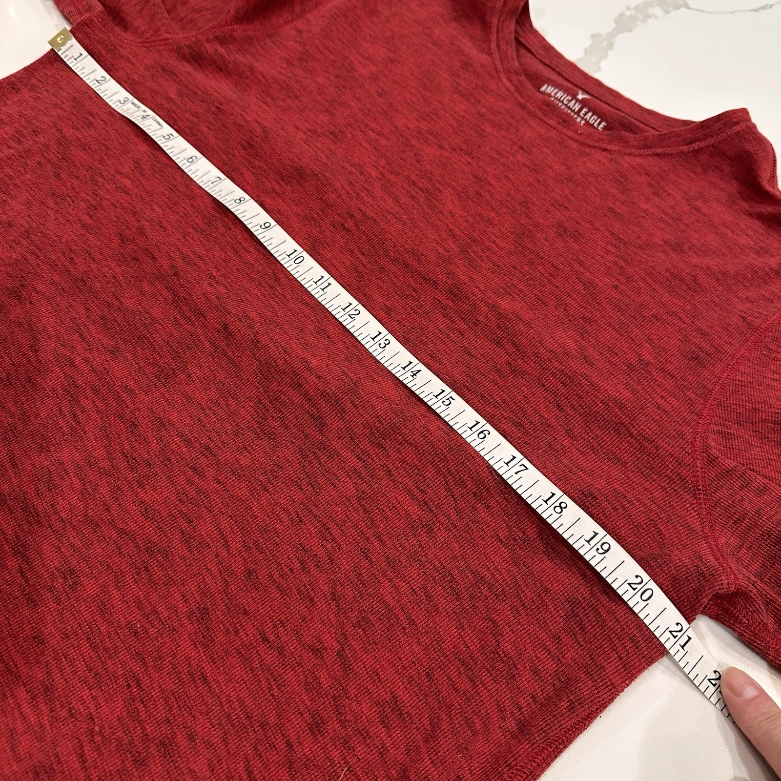 American Eagle Active Flex Waffle Knit Thermal Sh… - image 8