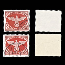 6765 Germany Red Brown 1943. Mi FP2By Used. C£158