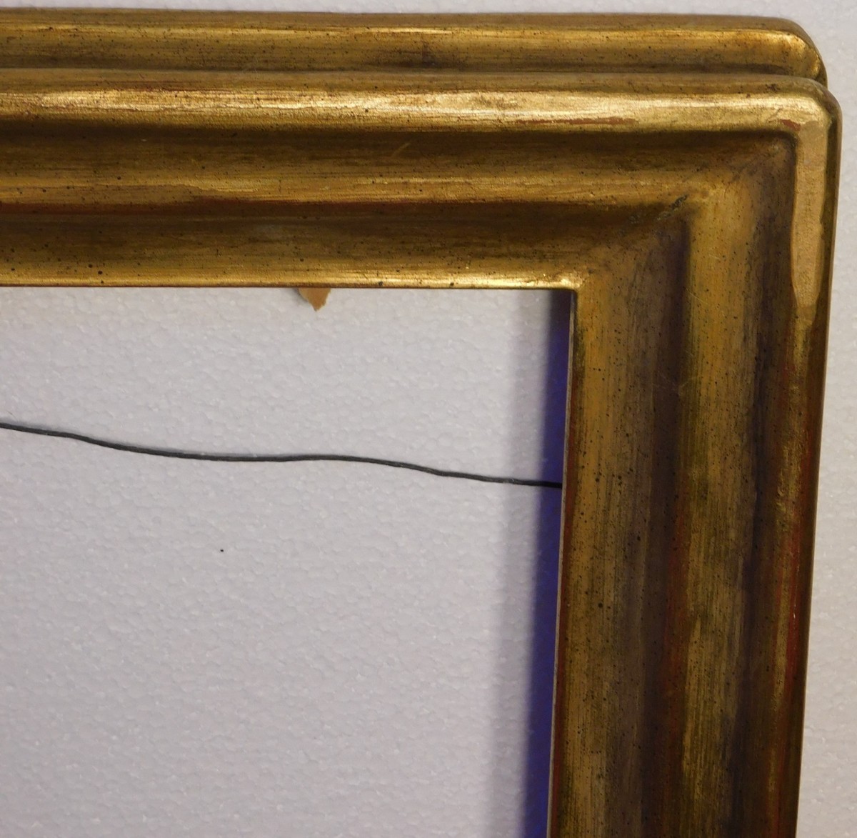 Vintage closed corner frame fits 14 x 17 painting | eBay