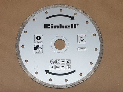 Einhell Diamant Trennscheibe 200 x 25,4mm Turbo Dia EN13236 Fliesenschneidetisch