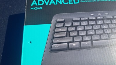 Logitech MK540 ADVANCED Black RF Wireless Keyboard and Mouse Combo (920-008671)