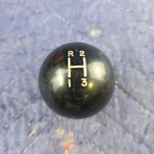 Vintage Daka Ware USA Black Shift Knob 3 Speed, Reverse  Chicago USA 2”x 3/8” - Afbeelding 1 van 7