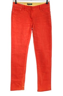 MILLION X High Waist Jeans Damen Jeans Gr. DE 38 rot Casual-Look