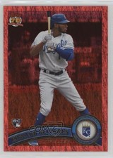 2021 Archives 2011 Topps Emblem Variation Red Hot Foil 4/50 Edward Olivares g0i