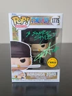 🔥Funko Pop! One Piece: Roronoa Zoro #1775 Chase Signed Chris Sabat No Coa!🔥
