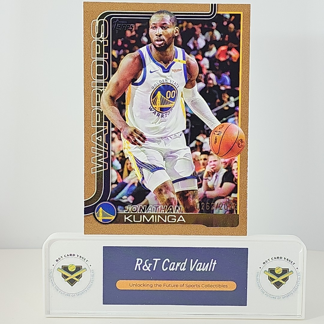 2025-26 Topps Jonathan Kuminga #138 Gold Border Warriors /2025