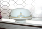 Vintage 1920s Art Deco Globe Milk Glass Large Light Fixture Shade