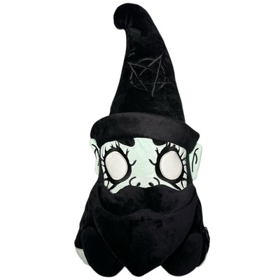 NEW Killstar Throw Pillow 19  Gnome Evil Black Plush