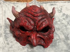 Half Devil Mask Halloween Costume Mask