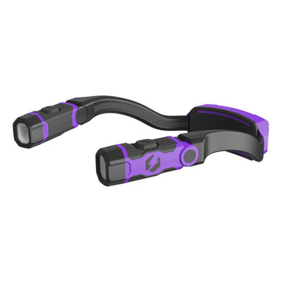 E-Z Red ANYWEAR Rechargeable 350 Lumens Dimmable Neck Light - Purple