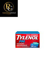 Tylenol PM Extra Strength Pain Relief  Sleep Aid Caplets, 24 Count