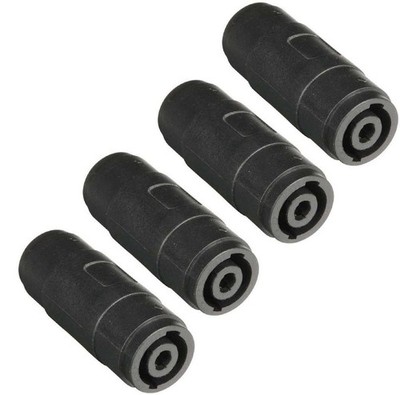 4x Adam Hall K4ASM4SM4 Speaker Verbindungsadapter Kupplung 4-pol Kabel Verbinder