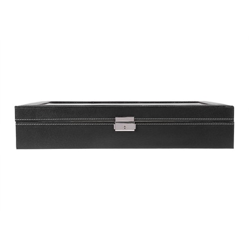 Scatola orologio 24 slot pelle PU custodia orologio organizer orologio vetrina bloccabile. - Foto 10 di 12