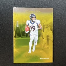 Marvin Mims - 2024 Panini Prestige Football GOLD XTRA POINTS #'d /75 - Broncos
