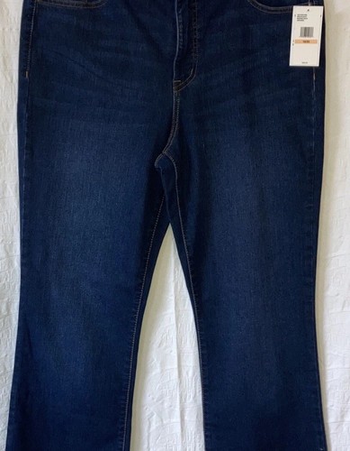 Neu mit Etikett Jessica Simpson Damen mittelhoher Bund superweich Stretch Bootcut Jeans Größe 16/33