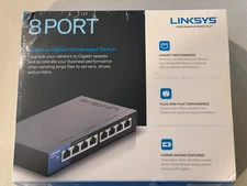 LINKSYS 8-Port Business Gigabit Unmanaged Switch 1000Mbps LGS108 - Brand New