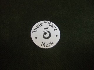 Thale am Harz 5 Mark Notgeld emailliert Speicherfund