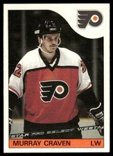 1985-86 O-Pee-Chee Murray Craven #53 VIEW SCAN