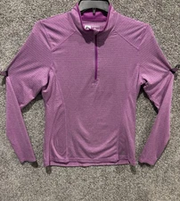 RBX Pink Long Sleeve 1/4 Zip Pullover Sz L