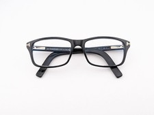 Tom Ford Eyeglasses, Frames Only, TF5663-B 001 Polished Black, 55-17-145, Italy