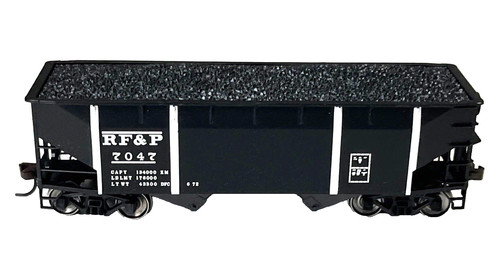 Coche de carbón Atlas Trainman 20001499 escala HO RF&P 2 bahías tolva lateral desplazada #7047 | Condition: New