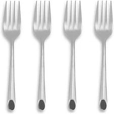 Wave Stainless Steel Salad Fork (Set of Four)