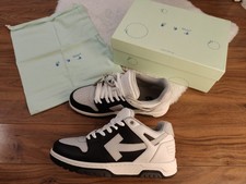 Off-White Fuori Ufficio - Grigio Chiaro Nero - Taglia 45 (UK 10) (Personalizzato)