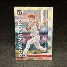 Panini 2020 Donruss Dominators Max Scherzer Diamonds #D-1 Washington Nationals  