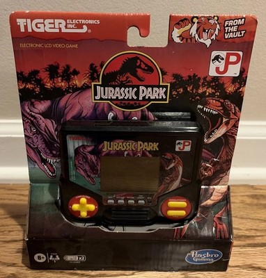 Jurassic Park LCD Handheld Retro Video Game - 1993 Re-Issue, Hasbro / Tiger, NEW