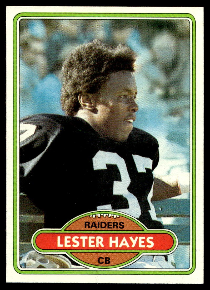 1980 Topps #195 Lester Hayes Oakland Raiders RC NO RESERVE!