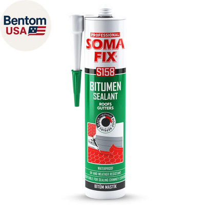 Roof Sealant - Waterproof Bitumen Sealant for Shingles, Gutters & Roofing Felt -