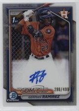 2024 Bowman Chrome Prospect Refractor 286/499 German Ramirez #CPA-GR Auto 3a1