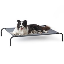 Elevated Cooling Dog Bed for Large Dogs, Portable Indoor  Outdoor Raised Pet...