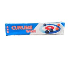 Table Top Curling Game,Unisex Fun Family Game-night Age 6 ,Sealed Free Shipping