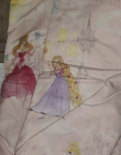 Pottery barn Kids disney Princess Castles Organic Duvet Cover Full/Queen New - Picture 5 of 5