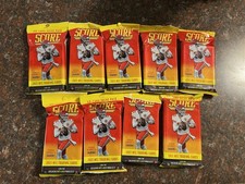 Lot of (9) Panini Score 2021 NFL Football Retail Value Cello Fat + Bonus 2 Packs