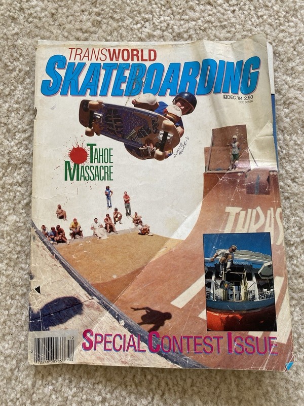 Transworld skateboarding Magazine December 1984