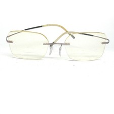 Silhouette Titan Rimless Eyeglasses Brown Beige Frame Austria 21711