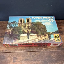 FX Schmid Notre Dame Paris 1500 Piece Jigsaw Puzzle Super Ed Vintage NEW SEALED
