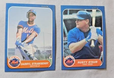 1986 Fleer #1-220 Baseball Card Pick one